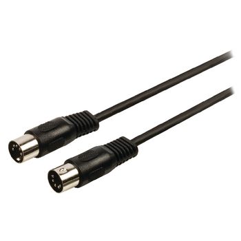 VLAP20000B20 Stereo audiokabel 5-pins din male - 5-pins din male 2.00 m zwart