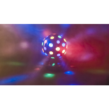 VLBALL01 Meerkleuren disco bal sfeerlamp In gebruik foto