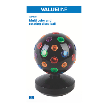 VLBALL01 Meerkleuren disco bal sfeerlamp Verpakking foto