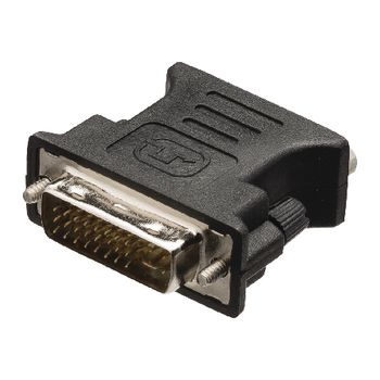 VLCB32900B Dvi-adapter dvi-i 24+5-pins male - vga female 15-pins zwart Product foto