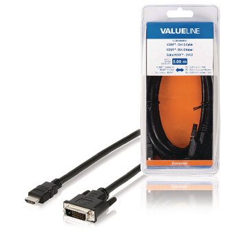 VLCB34800B30 High speed hdmi kabel hdmi-connector - dvi-d 24+1-pins male 3.00 m zwart