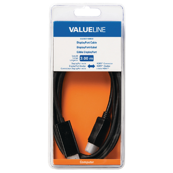 VLCB37100B30 Displayport kabel displayport male - hdmi-connector 3.00 m zwart Verpakking foto