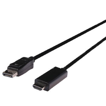 VLCB37100B20 Displayport kabel displayport male - hdmi-connector 2.00 m zwart Product foto