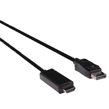 VLCB37100B30 Displayport kabel displayport male - hdmi-connector 3.00 m zwart Product foto