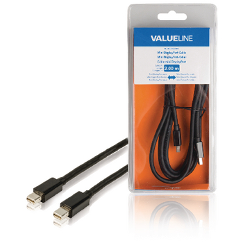 VLCB37500B20 Mini displayport kabel mini-displayport male - mini-displayport male 2.00 m zwart Verpakking foto