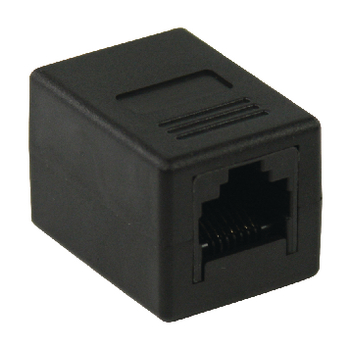VLCB89000B Cat5 netwerk adapter rj45 (8/8) female - rj45 (8/8) female zwart Product foto