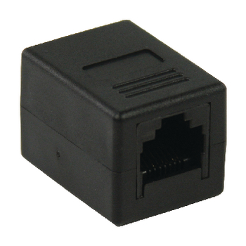VLCB89010B Cat6 netwerk adapter rj45 (8/8) female - rj45 (8/8) female zwart Product foto