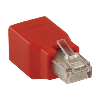 VLCB89251R Cat6 netwerk adapter rj45 (8/8) male - rj45 (8/8) female rood Product foto
