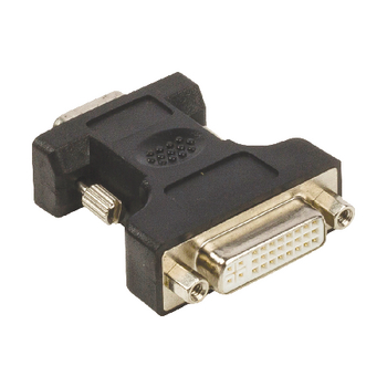 VLCP32901B Vga-adapter vga male - dvi-i 24+5-pins female zwart Product foto