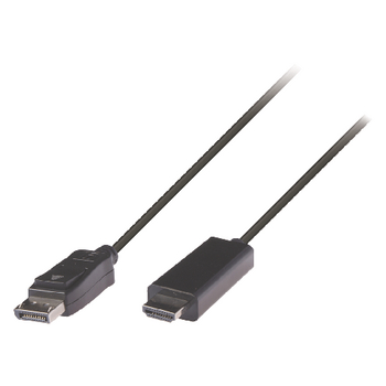 VLCP37100B10 Displayport kabel displayport male - hdmi-connector 1.00 m zwart