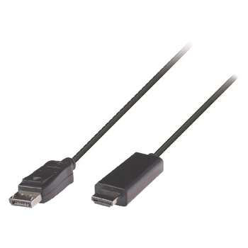 VLCP37100B30 Displayport kabel displayport male - hdmi-connector 3.00 m zwart