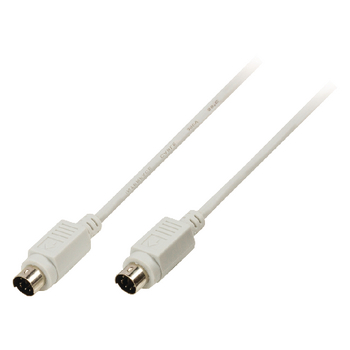 VLCP51000I30 Ps/2 kabel ps/2 male - ps/2 male 3.00 m ivoor