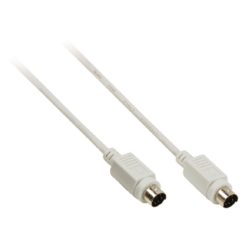 VLCP51000I30 Ps/2 kabel ps/2 male - ps/2 male 3.00 m ivoor Product foto