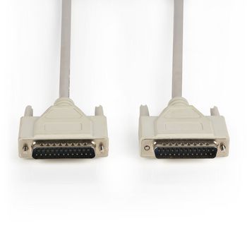 VLCP52110I30 Seriële kabel sub-d 25-pins male - sub-d 25-pins female 3.00 m ivoor Product foto