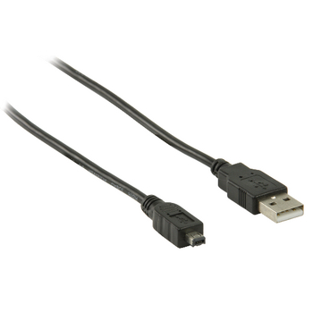 VLCP60200B20 Usb 2.0 kabel usb a male - hirose mini 4-pins male 2.00 m zwart