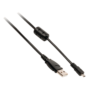 VLCP60800B20 Usb 2.0 kabel usb a male - fuji 14-pins male 2.00 m zwart Product foto