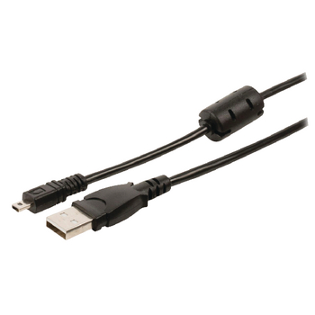 VLCP60801B20 Usb 2.0 kabel usb a male - 8-pins male 2.00 m zwart
