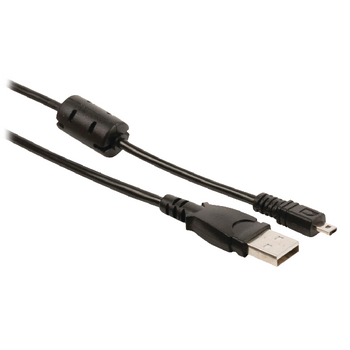 VLCP60801B20 Usb 2.0 kabel usb a male - 8-pins male 2.00 m zwart Product foto