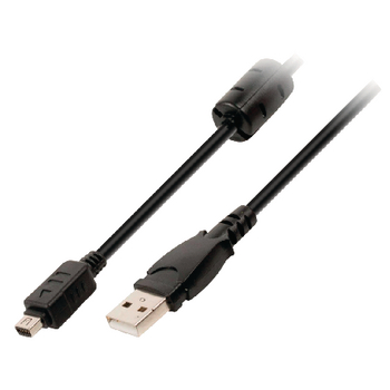 VLCP60802B20 Usb 2.0 kabel usb a male - olympus 12-pins male 2.00 m zwart
