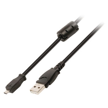 VLCP60803B20 Usb 2.0 kabel usb a male - kodak 8-pins male 2.00 m zwart