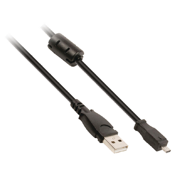 VLCP60803B20 Usb 2.0 kabel usb a male - kodak 8-pins male 2.00 m zwart Product foto