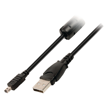 VLCP60807B20 Usb 2.0 kabel usb a male - minolta 8-pins male 2.00 m zwart