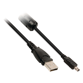 VLCP60807B20 Usb 2.0 kabel usb a male - minolta 8-pins male 2.00 m zwart Product foto