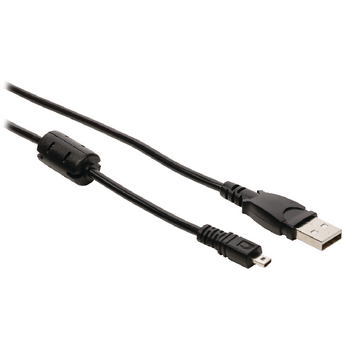 VLCP60810B20 Usb 2.0 kabel usb a male - 8-pins male 2.00 m zwart Product foto