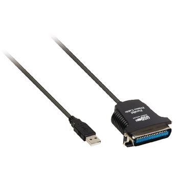 VLCP60880B20 Usb 2.0 kabel usb a male - centronics 36-pins male 2.00 m zwart Product foto