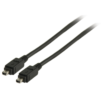 VLCP62000B2.00 Firewire 400 kabel firewire 4-pins male - firewire 4-pins male 2.00 m zwart