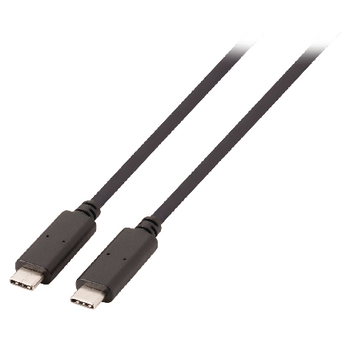 VLCP64700B10 Usb 3.1 kabel usb-c male - usb-c male 1.00 m zwart gen 1 (5 gbps)