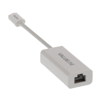 VLCP64950W02 Adapter usb-c male - rj45 (8/8) female wit Product foto