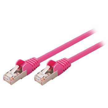 VLCP85121P025 Cat5e sf/utp netwerkkabel rj45 (8/8) male - rj45 (8/8) male 0.25 m roze
