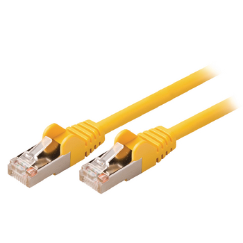 VLCP85121Y025 Cat5e sf/utp netwerkkabel rj45 (8/8) male - rj45 (8/8) male 0.25 m geel