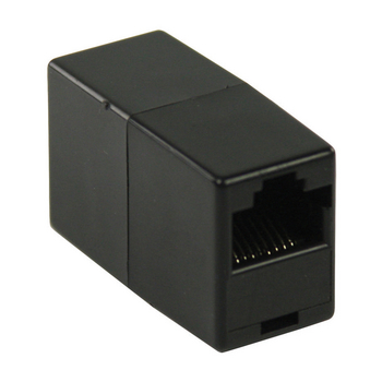VLCP89050B Cat5 netwerk adapter rj45 (8/8) female - rj45 (8/8) female zwart Product foto