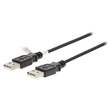 VLCT60000B10 Usb 2.0 kabel usb a male - usb a male 1.00 m zwart