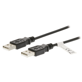 VLCT60000B30 Usb 2.0 kabel usb a male - usb a male 3.00 m zwart