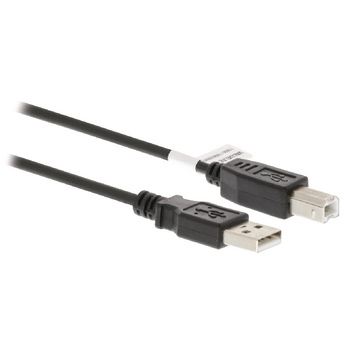 VLCT60100B10 Usb 2.0 kabel usb a male - usb-b male 1.00 m zwart Product foto