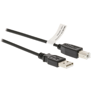 VLCT60100B30 Usb 2.0 kabel usb a male - usb-b male 3.00 m zwart Product foto