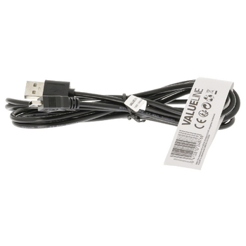 VLCT60300B20 Usb 2.0 kabel usb a male - mini-b male 2.00 m zwart Inhoud verpakking foto