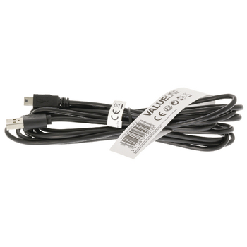 VLCT60300B30 Usb 2.0 kabel usb a male - mini-b male 3.00 m zwart Inhoud verpakking foto