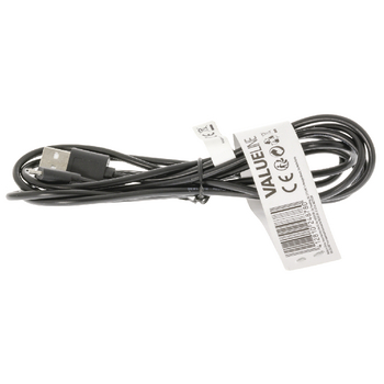 VLCT60500B20 Usb 2.0 kabel usb a male - micro-b male 2.00 m zwart Inhoud verpakking foto