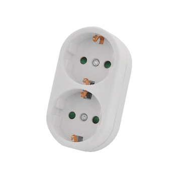 VLES200F001WH Stopcontact splitter geaard wit