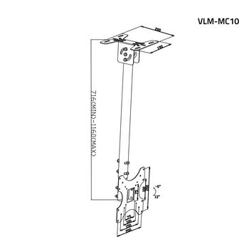 VLM-MC10 Tv plafondbeugel draai- en kantelbaar 26 - 42 \