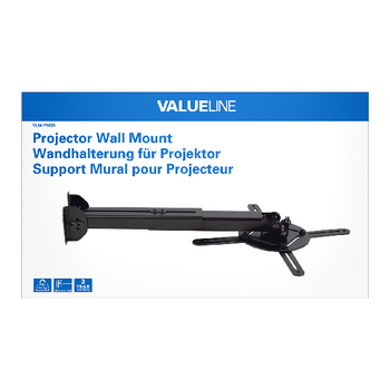 VLM-PM30 Projector muurbeugel draai- en kantelbaar 10 kg zwart Verpakking foto