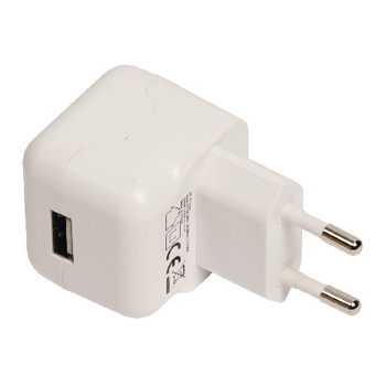 VLMB11955W Lader 1-uitgang 2.1 a 2.1 a usb wit Product foto