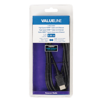 VLMB34500B20 High speed hdmi kabel met ethernet hdmi-connector - hdmi mini-connector male 2.00 m zwart Verpakking foto