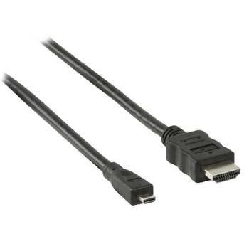 VLMB34700B10 High speed hdmi kabel met ethernet hdmi-connector - hdmi micro-connector male 1.00 m zwart Product foto