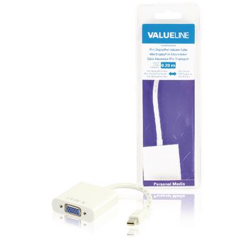 VLMB37850W02 Mini displayport kabel mini-displayport male - vga female 15-pins 0.20 m wit