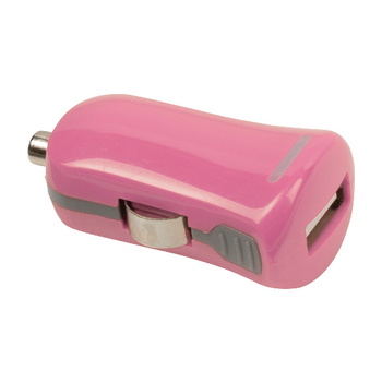 VLMP11950P Autolader 1-uitgang 2.1 a usb roze